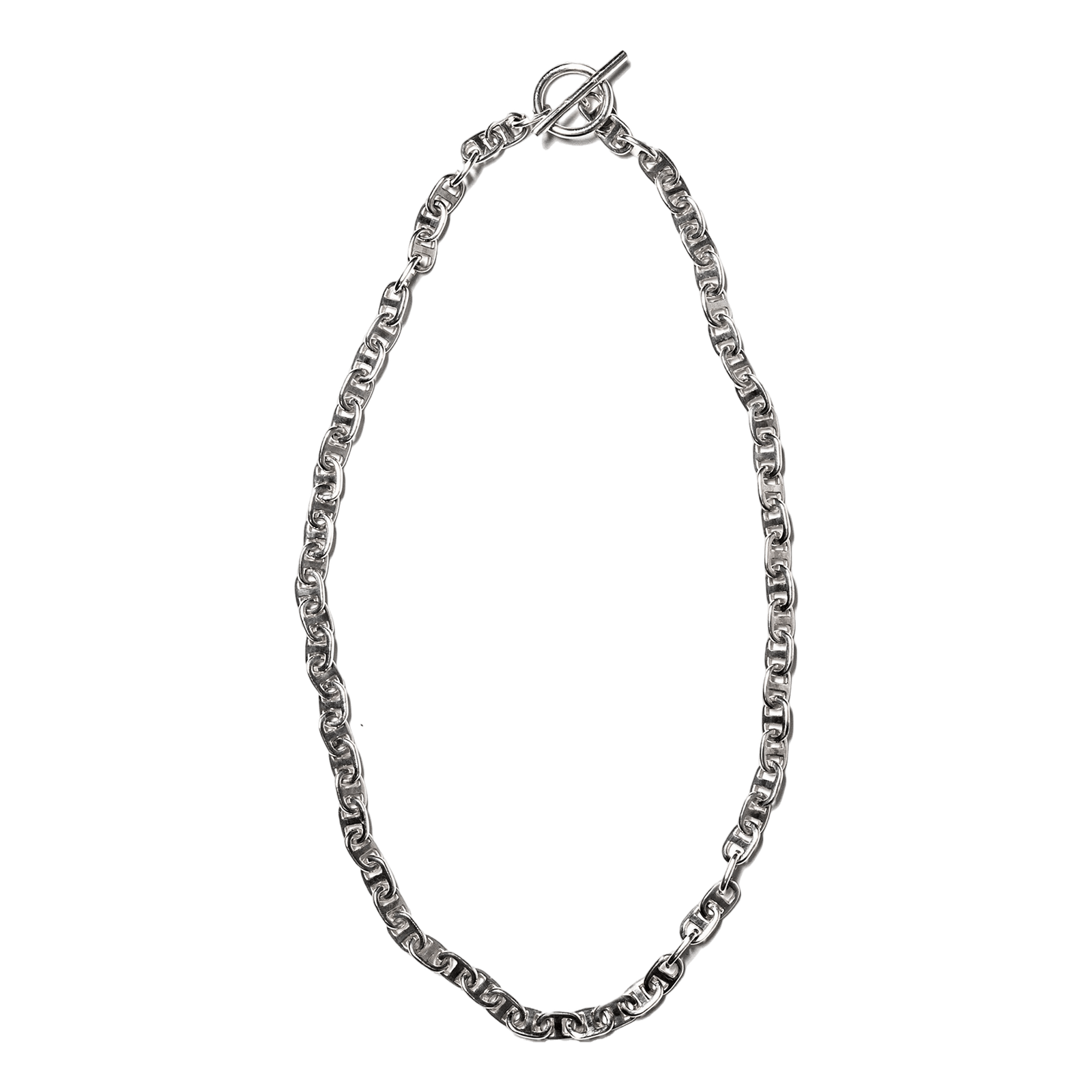 Chain Link Necklace 7mm Silver 925