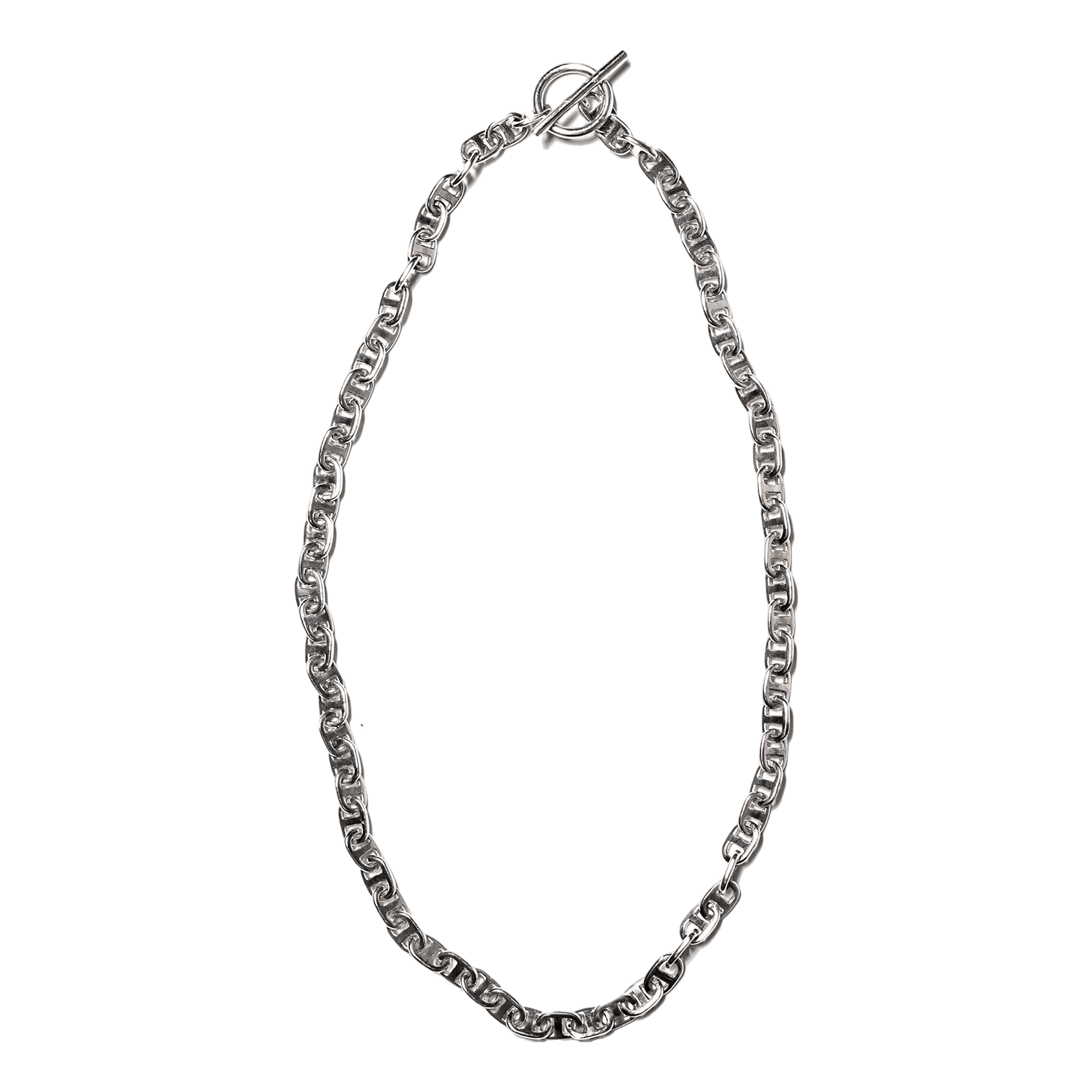 Chain Link Necklace 7mm Silver 925