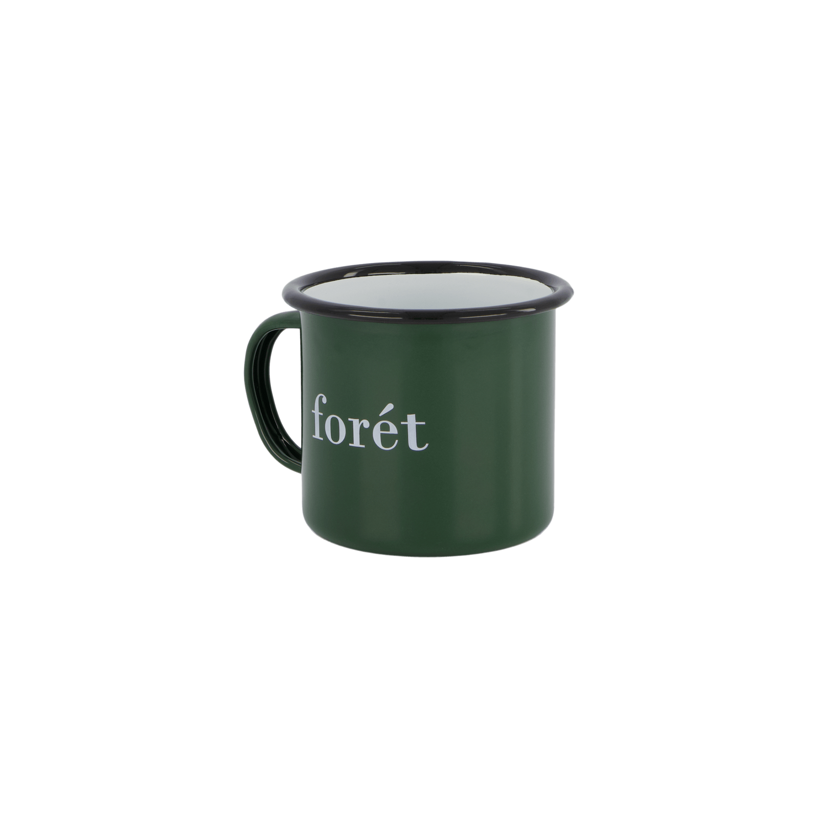 Bean Enamel Mug Darkgreen