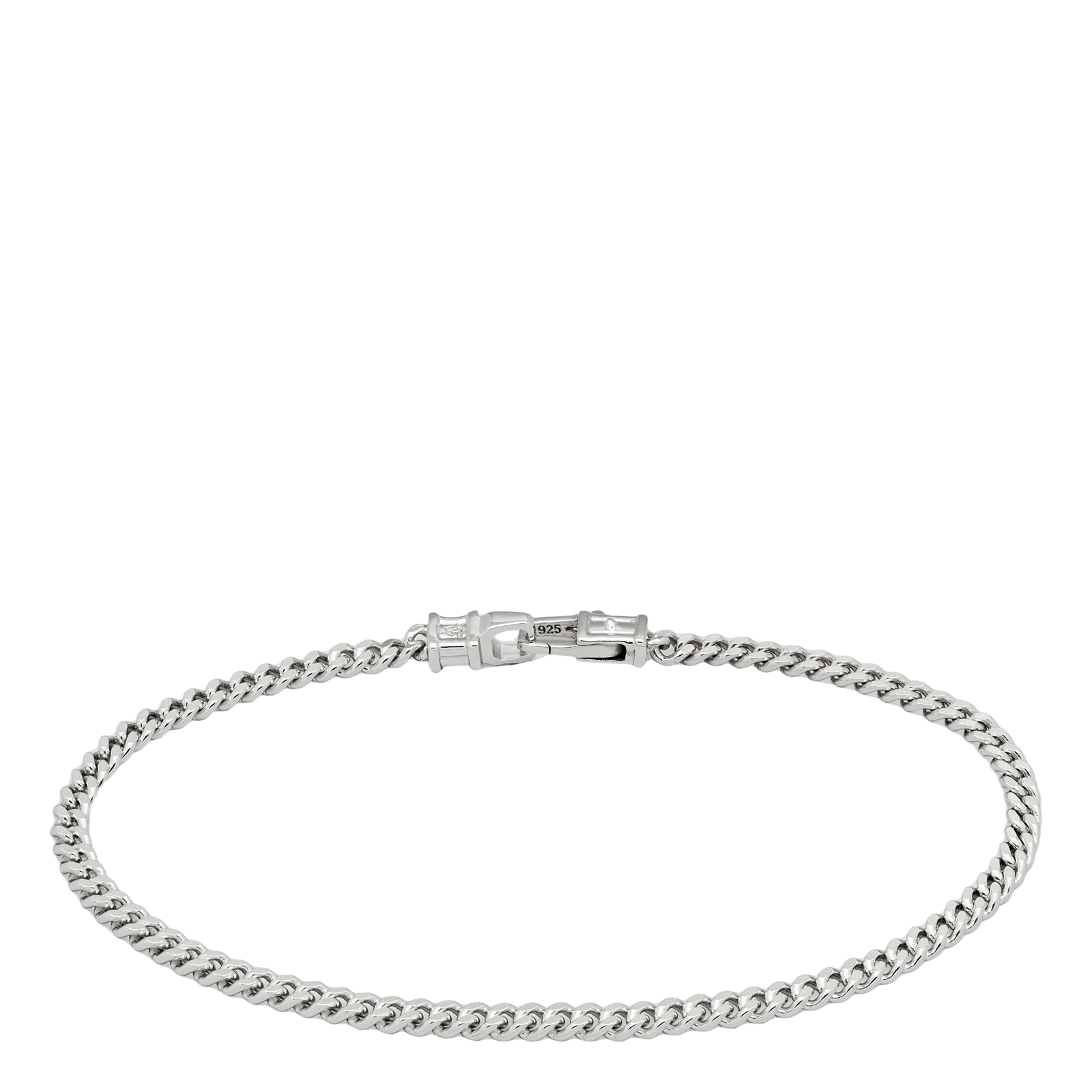 Curb Bracelet M Silver