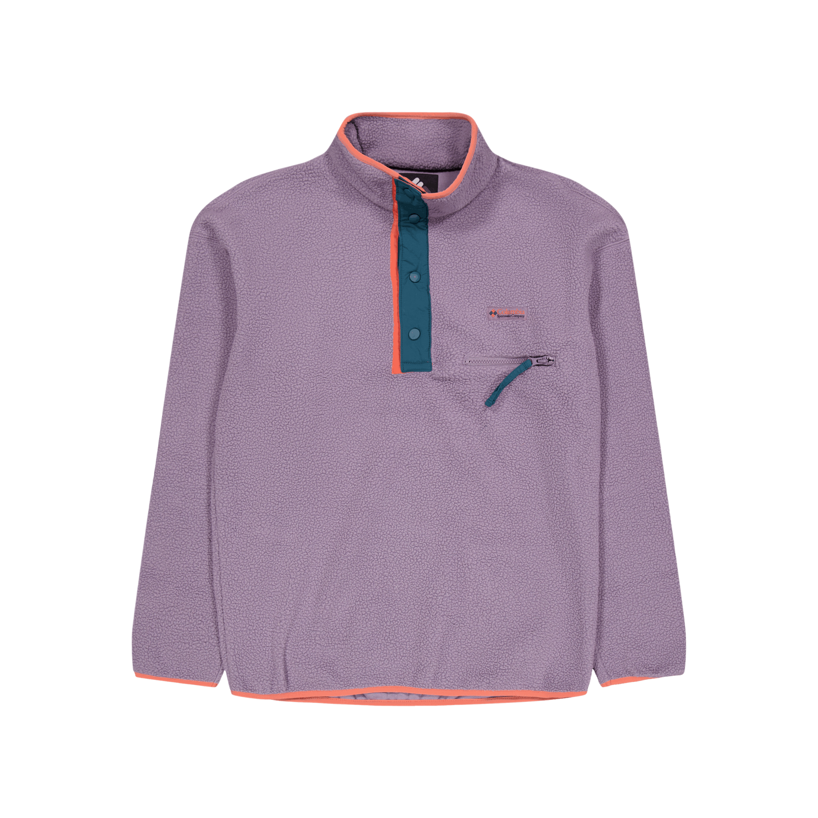 Helvetia™ Half Snap Fleece Granite Purple