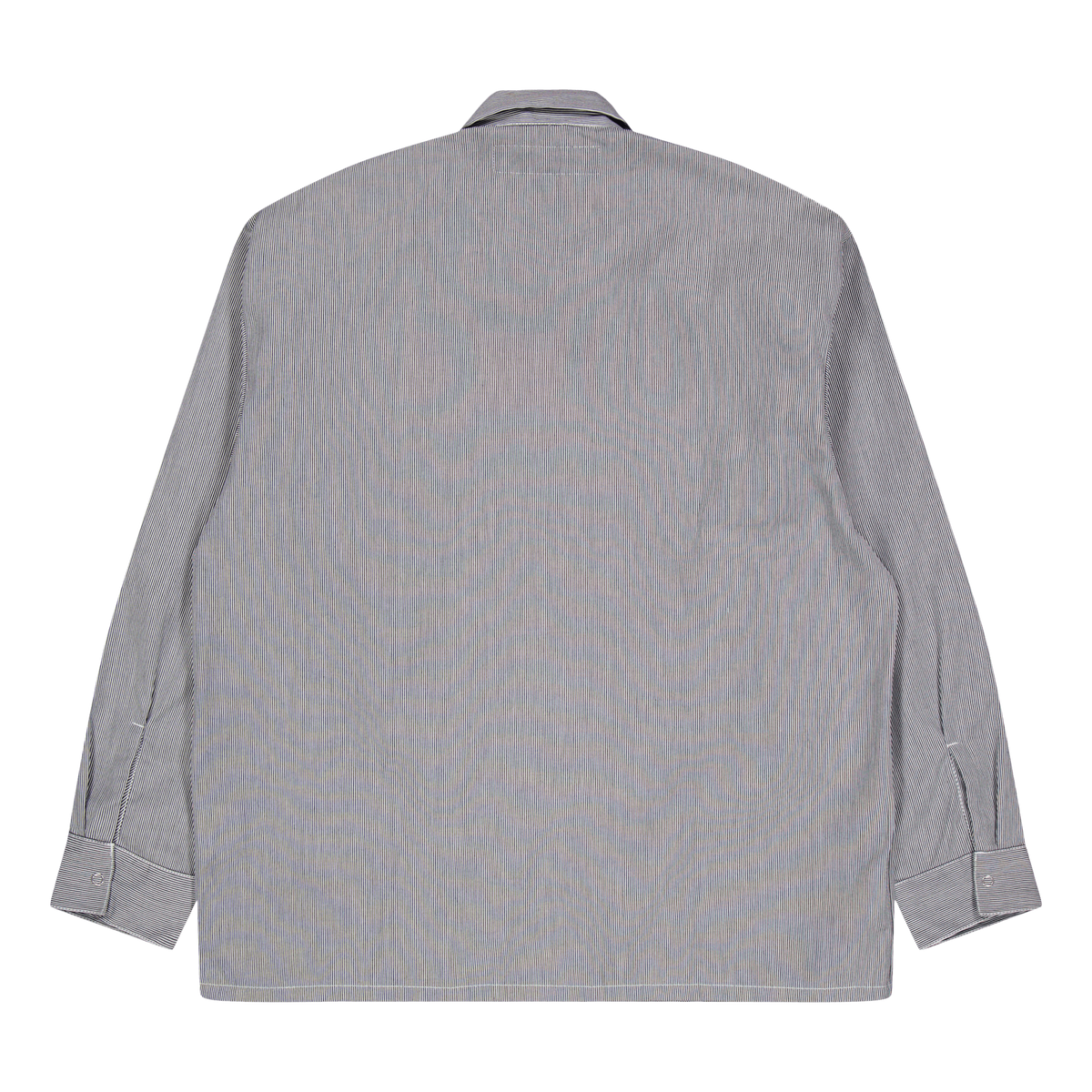 Stripe Work Shirt Ls Black