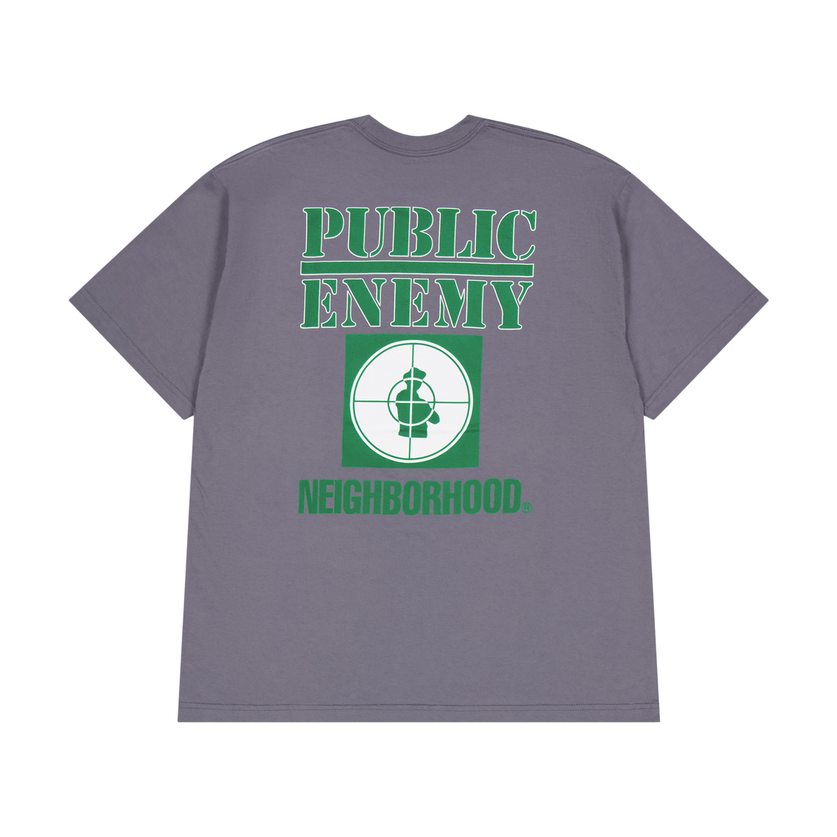 Nh X Public Enemy . Tee Ss-1 Gray