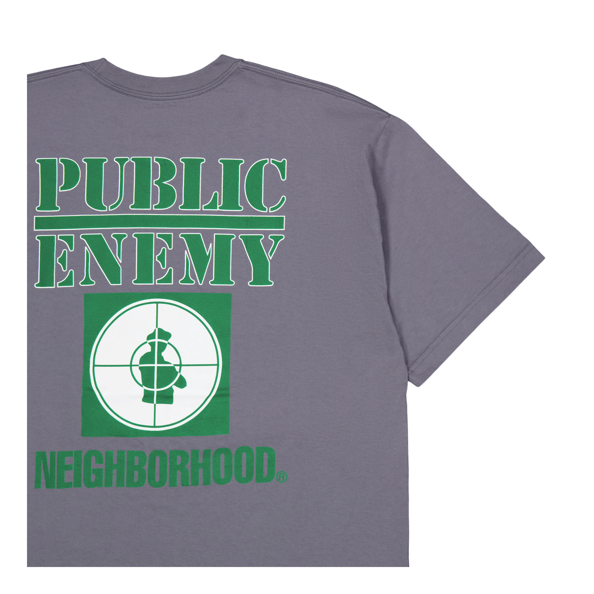 Nh X Public Enemy . Tee Ss-1 Gray