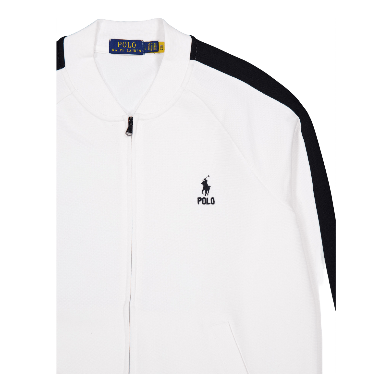 Polo Ralph Lauren Double Knit Full Zip Sweater  Multi