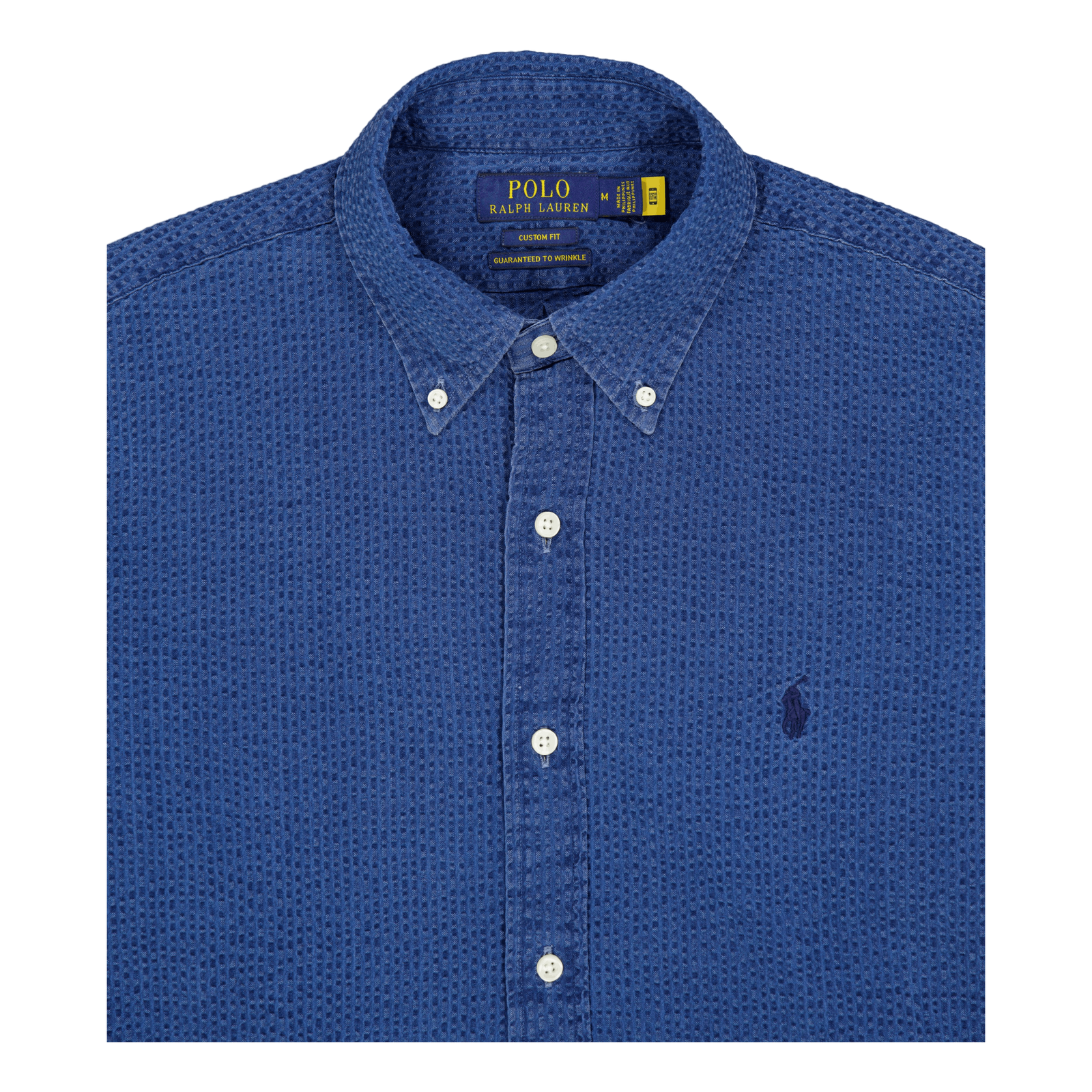 Polo Ralph Lauren Custom Fit Seersucker Shirt Dark Indigo
