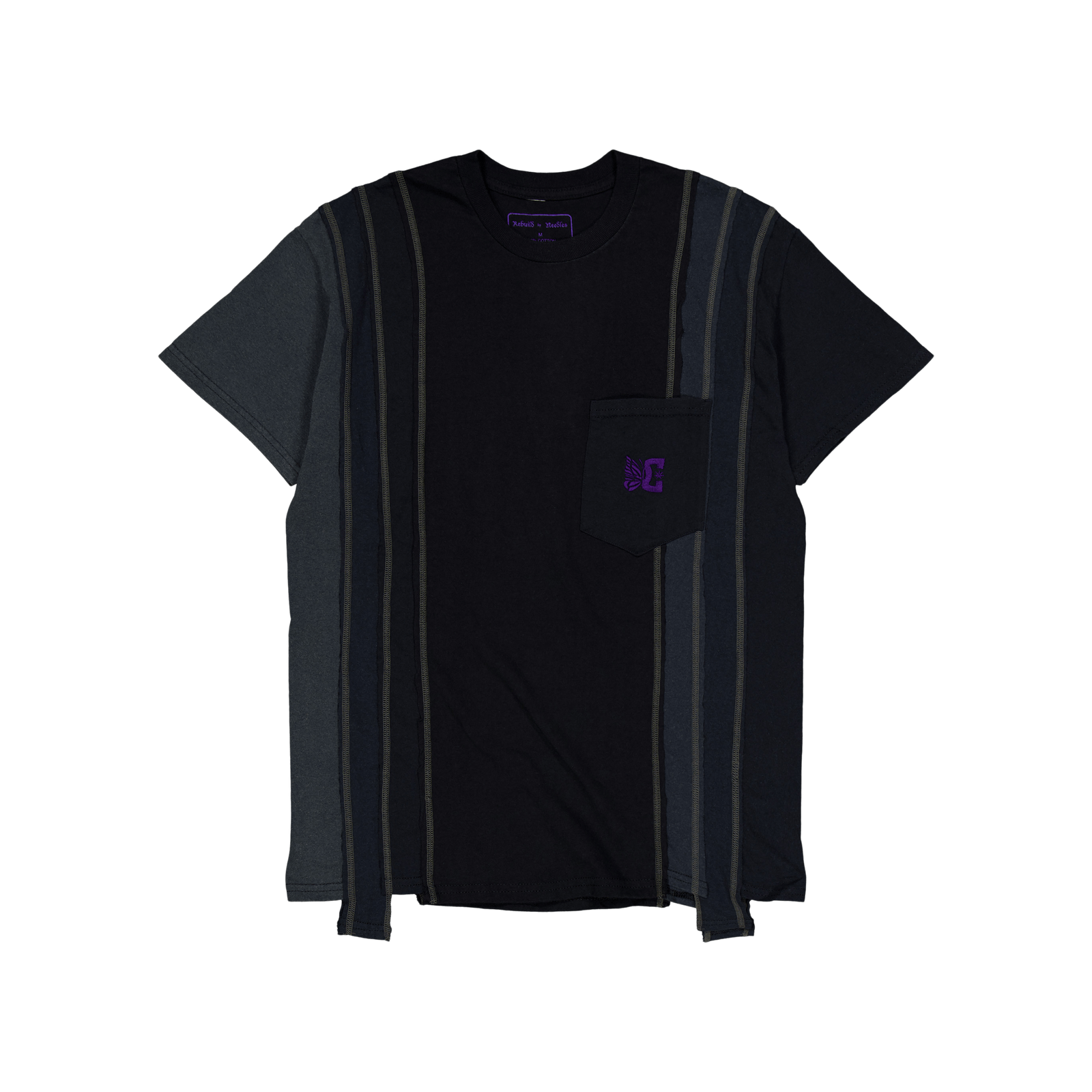 Needles X Dc Shoes 7 Cuts S/s  Black