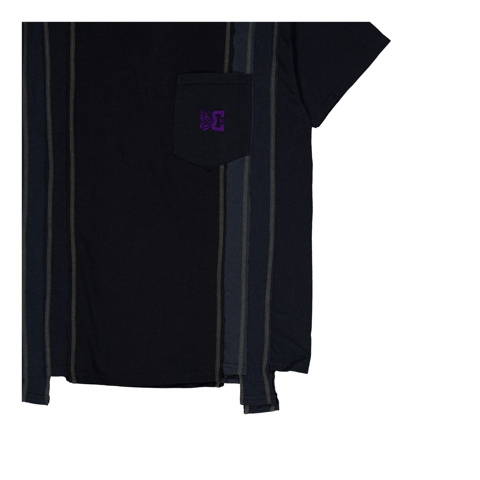 Needles X Dc Shoes 7 Cuts S/s  Black