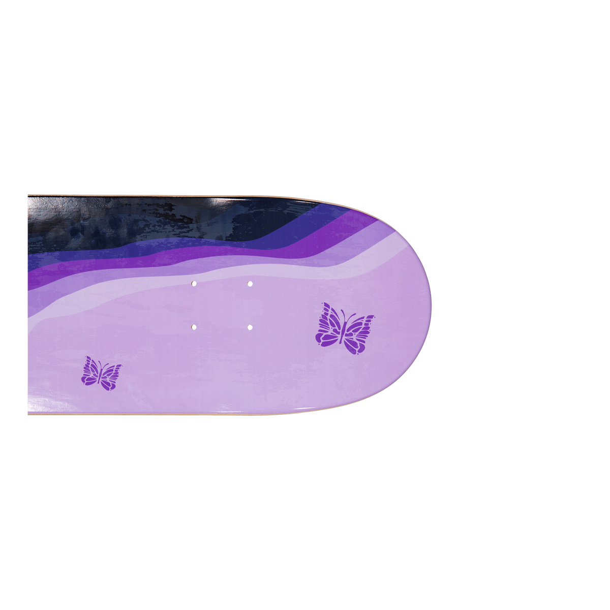 Needles X Dc Shoes Skate Deck Black / Purple