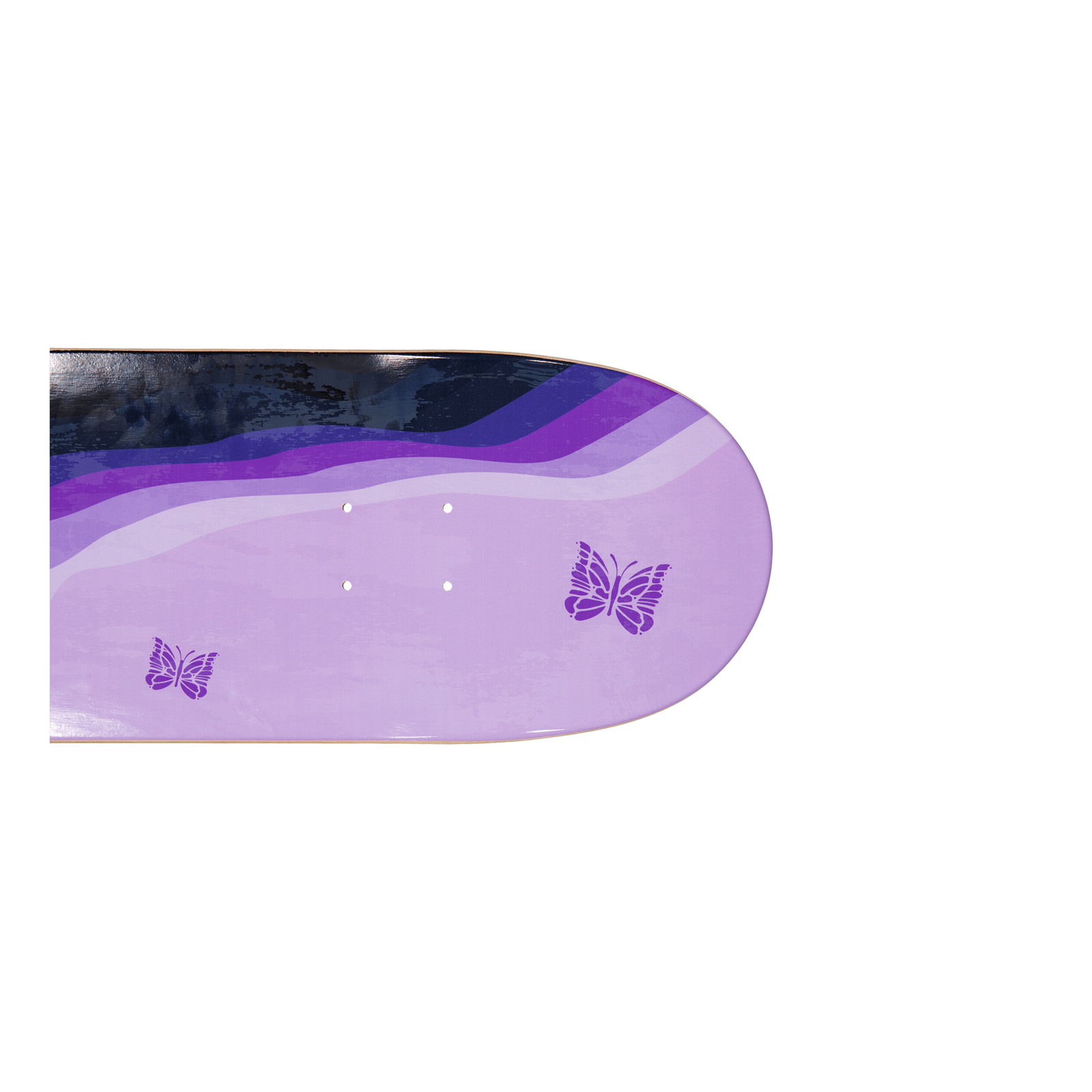 Needles X Dc Shoes Skate Deck Black / Purple