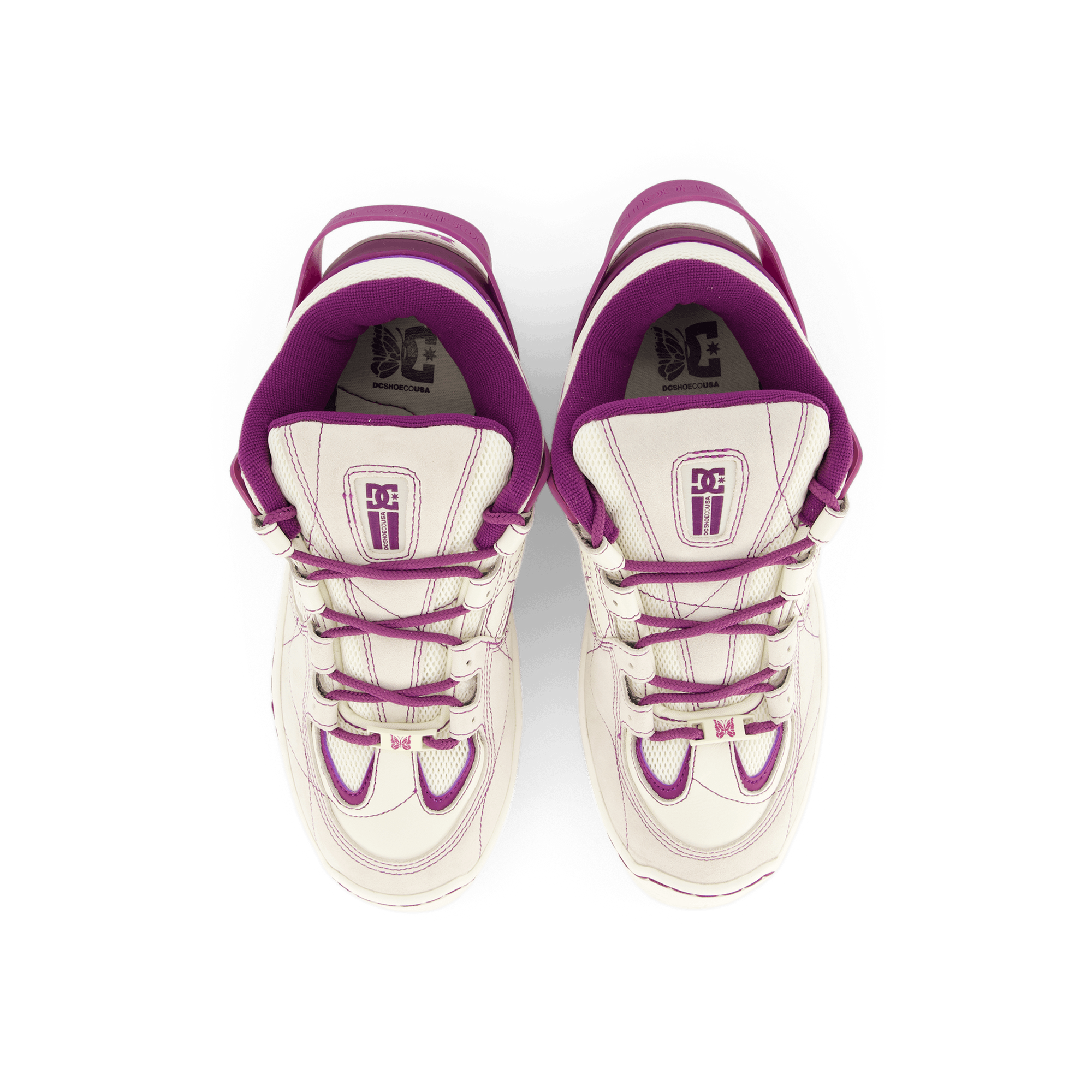 Needles X Dc Shoes Spectre Lea Off White / Purple