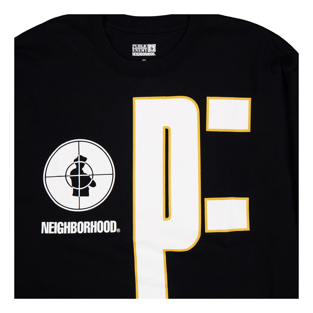 Nh X Public Enemy . Tee Ls-1 Black