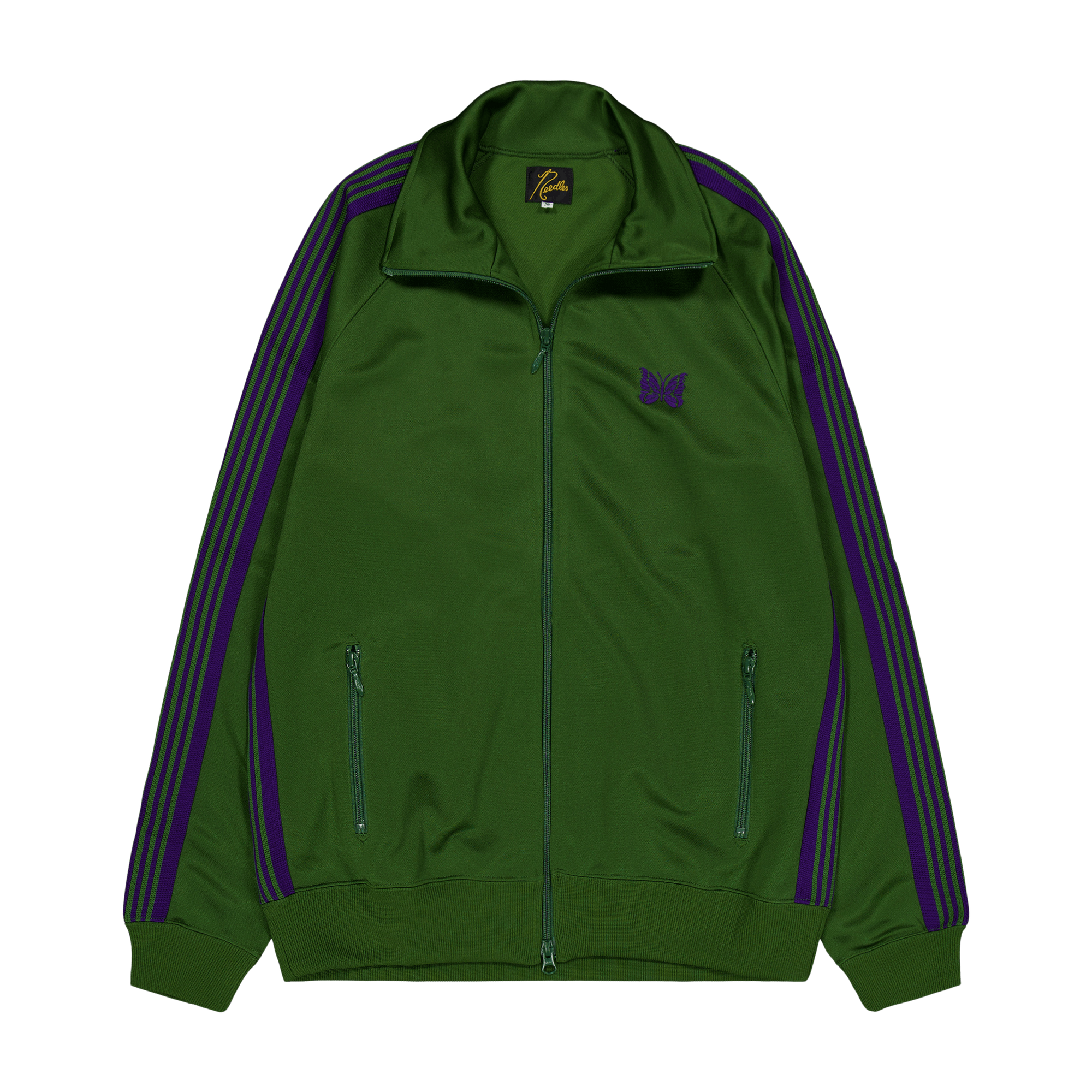 Track Jacket - Poly Smooth Ivy-green