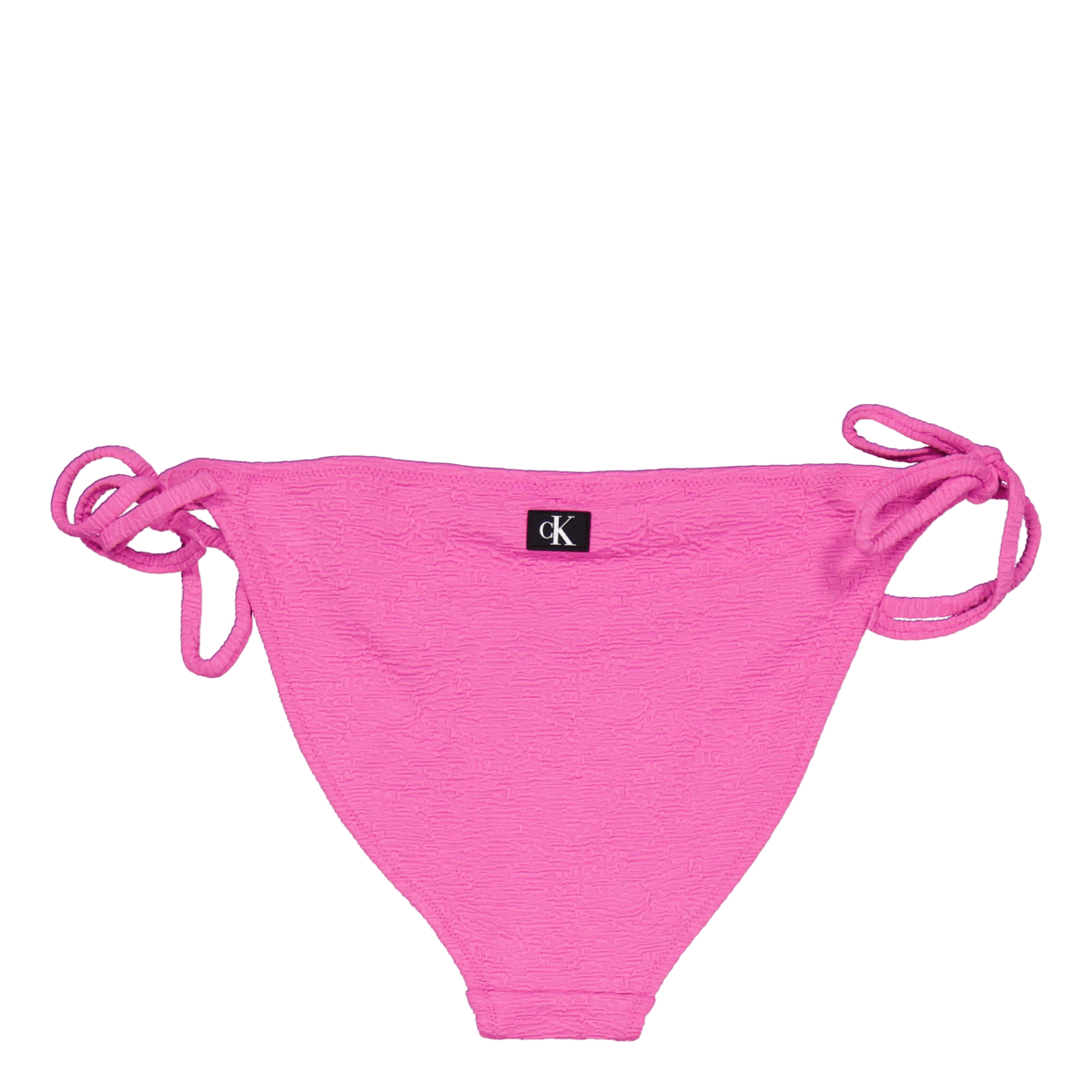 String Side Tie Bikini Bold Pink