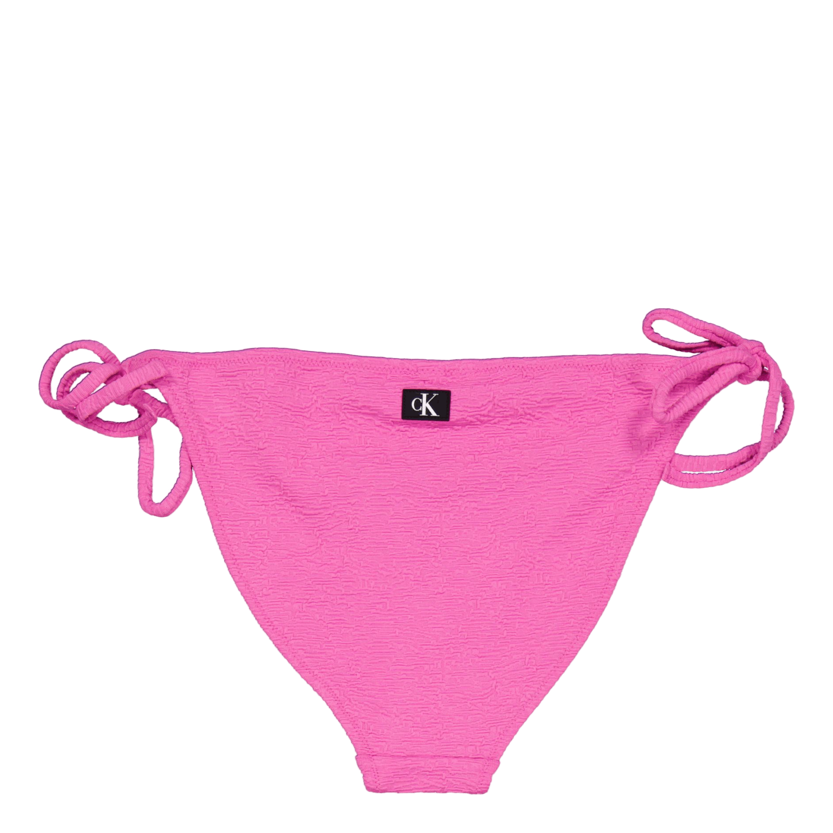 String Side Tie Bikini Bold Pink