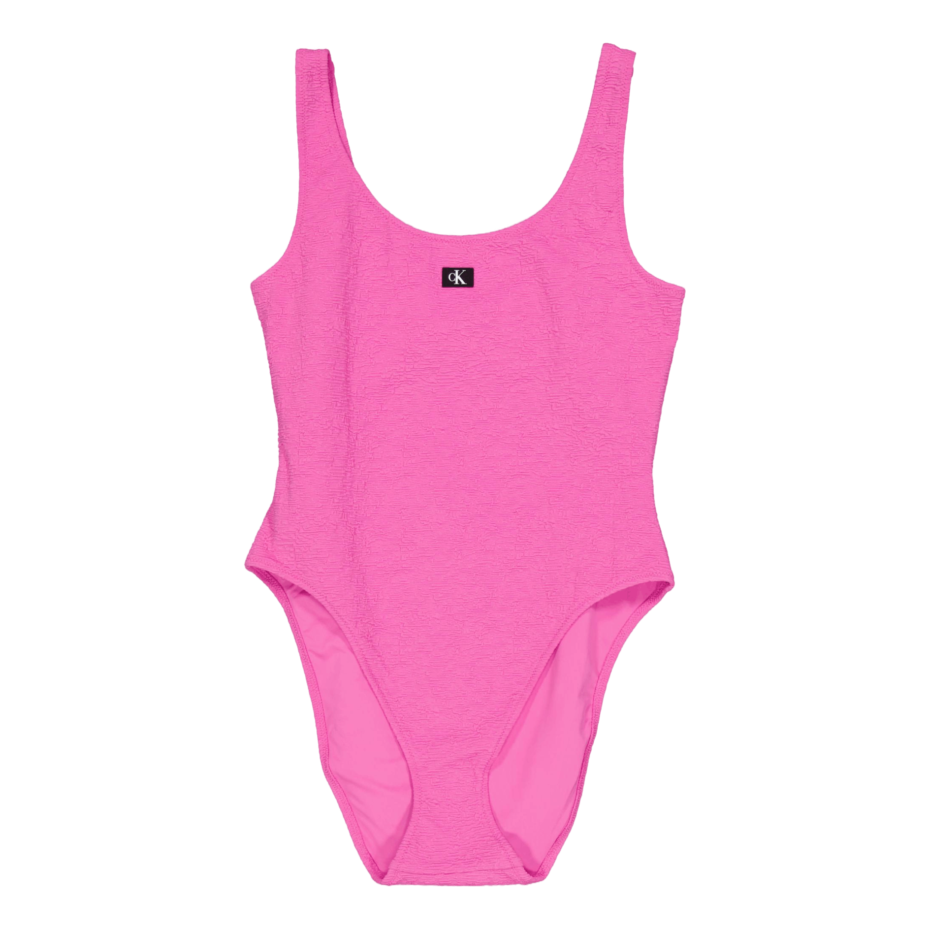 Open Back One Piece Bold Pink
