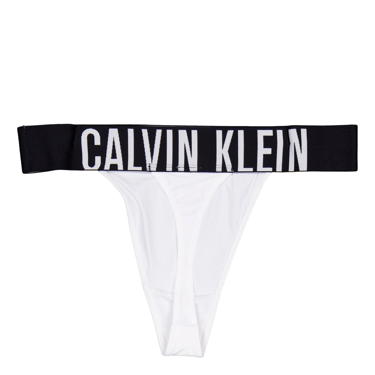High Leg Thong White