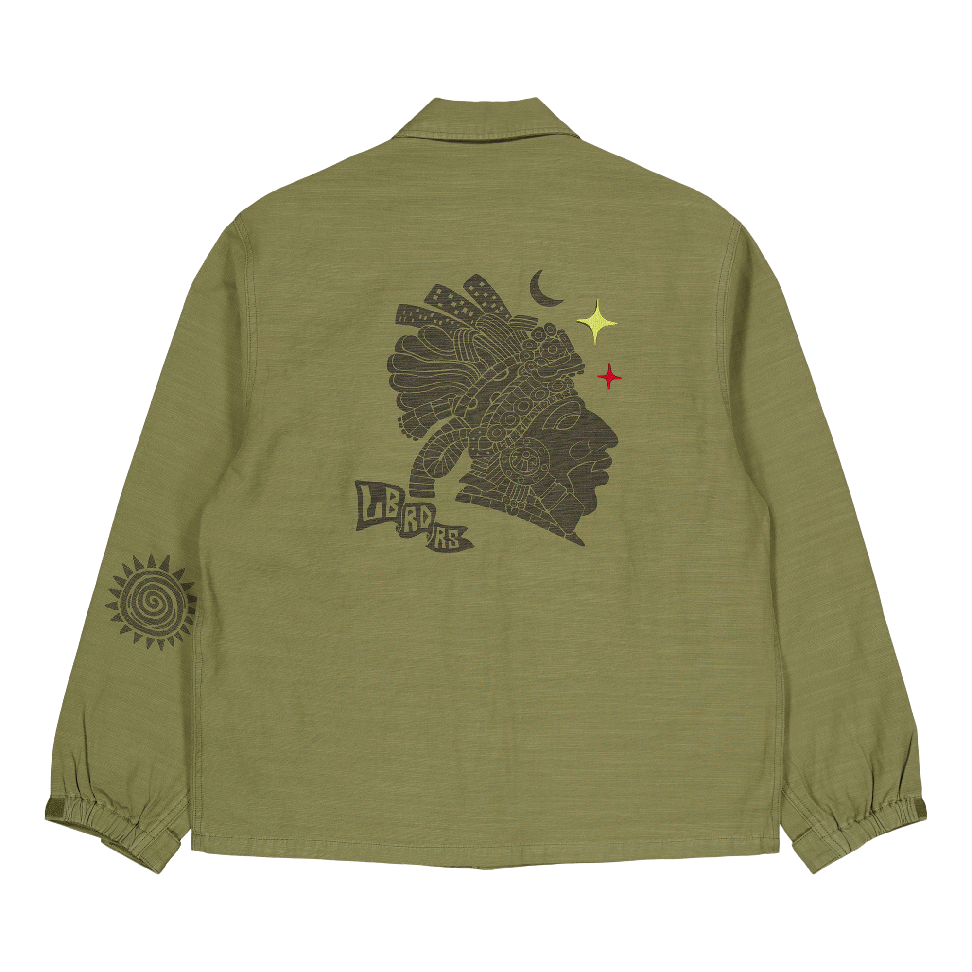 Garment Dyed Military Jacket Olive