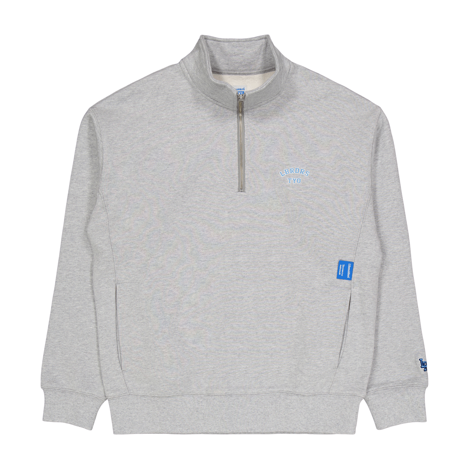 Heavy Weight Fleece Half Zip Gray