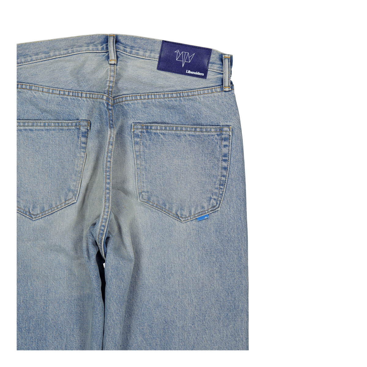 Lr Loose Fit Denim Pants Indigo