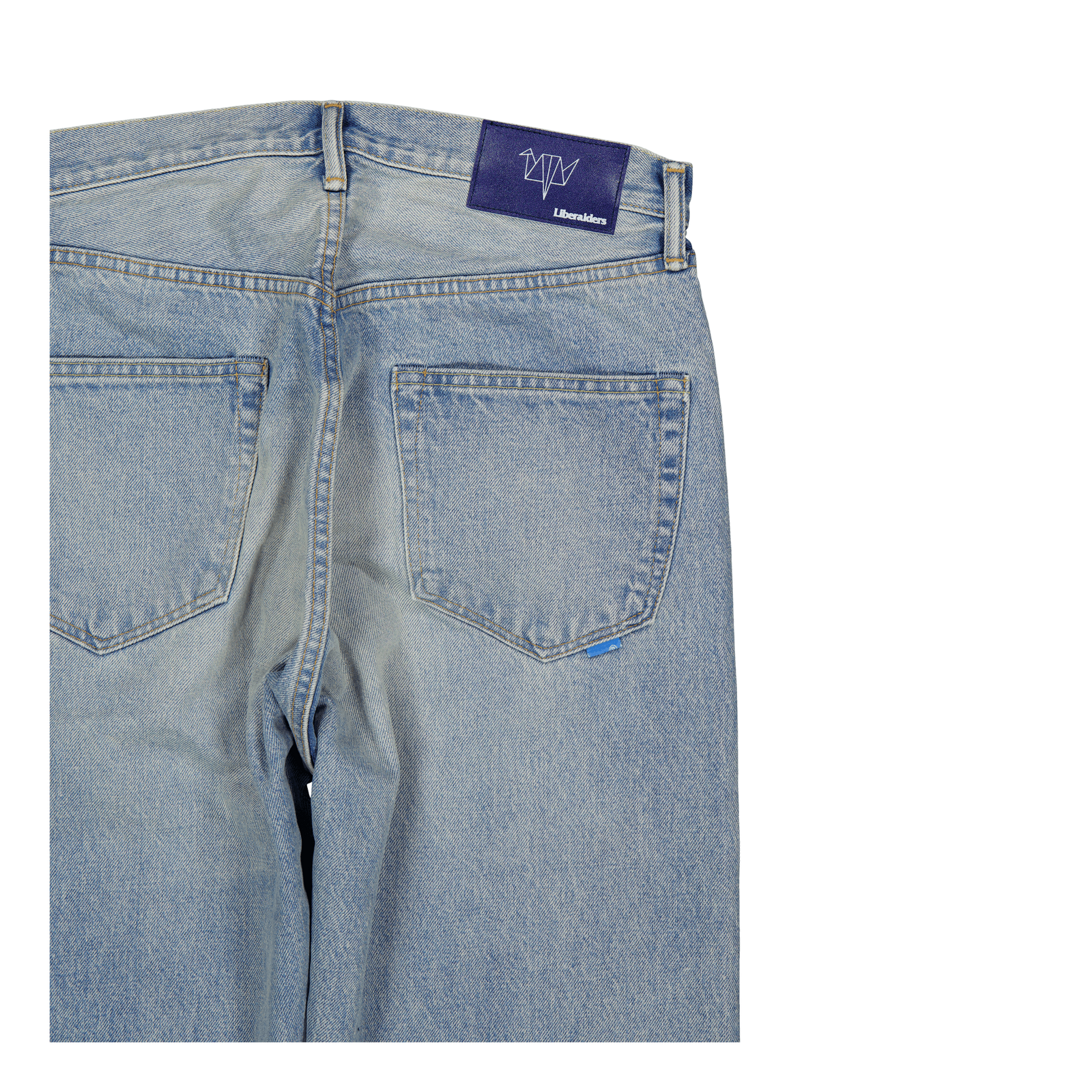 Lr Loose Fit Denim Pants Indigo