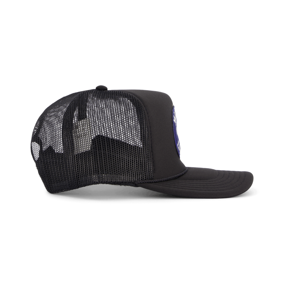 Eagle Logo Trucker Cap Black