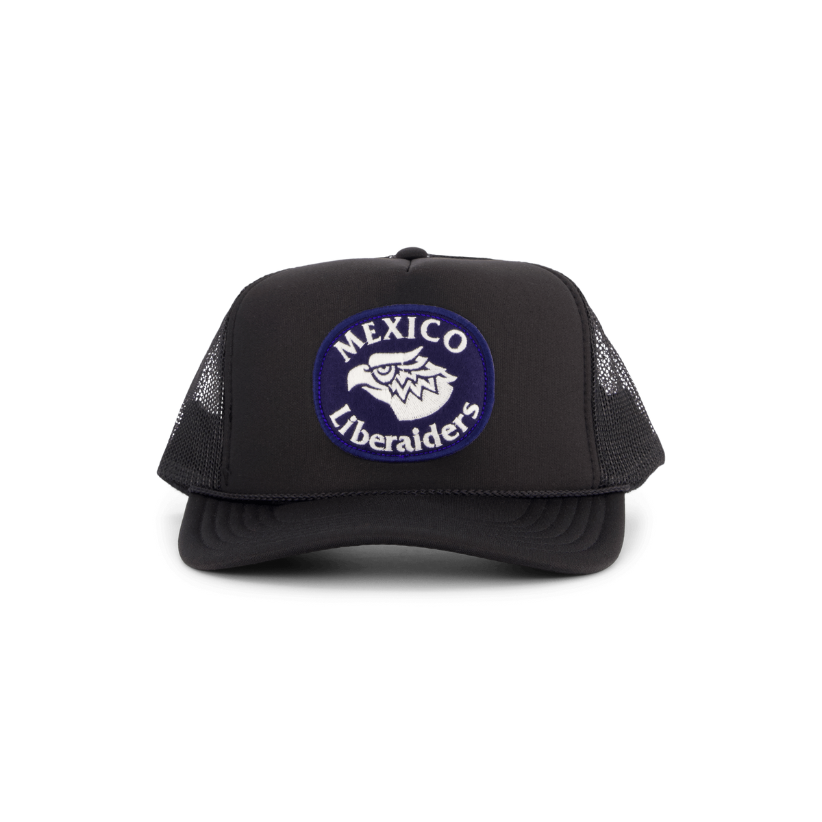 Eagle Logo Trucker Cap Black