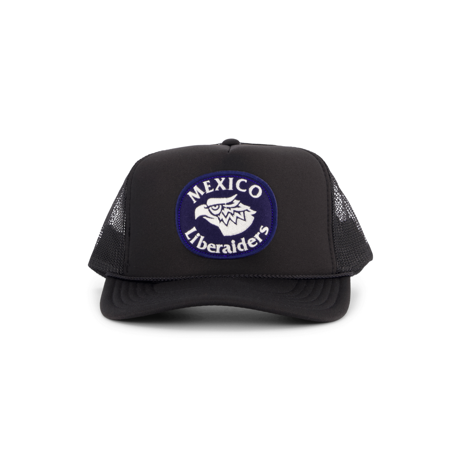 Eagle Logo Trucker Cap Black