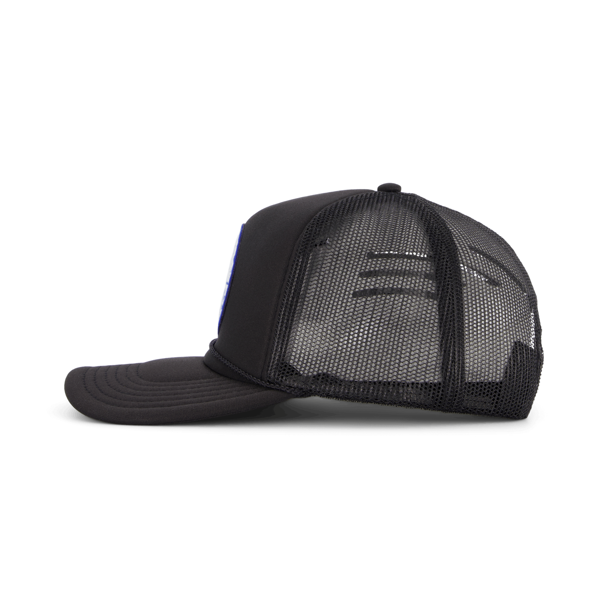 Circle Logo Trucker Cap Black