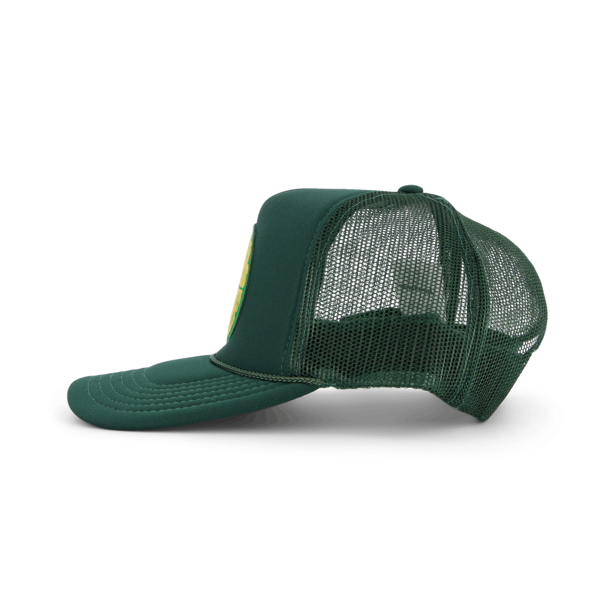 Circle Logo Trucker Cap Green