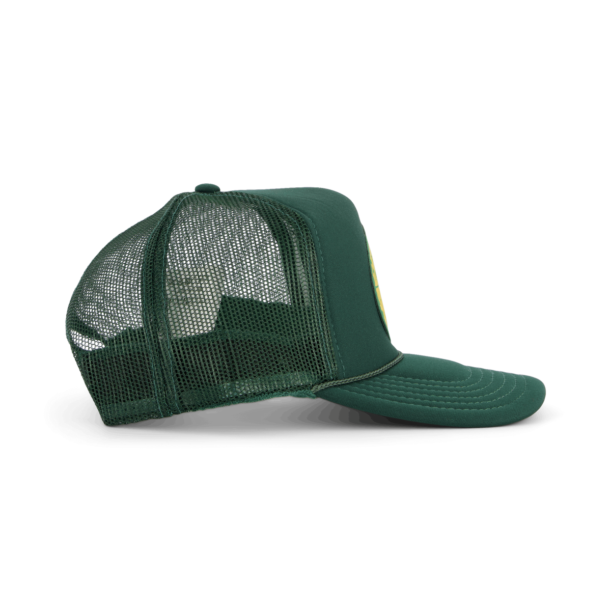 Circle Logo Trucker Cap Green