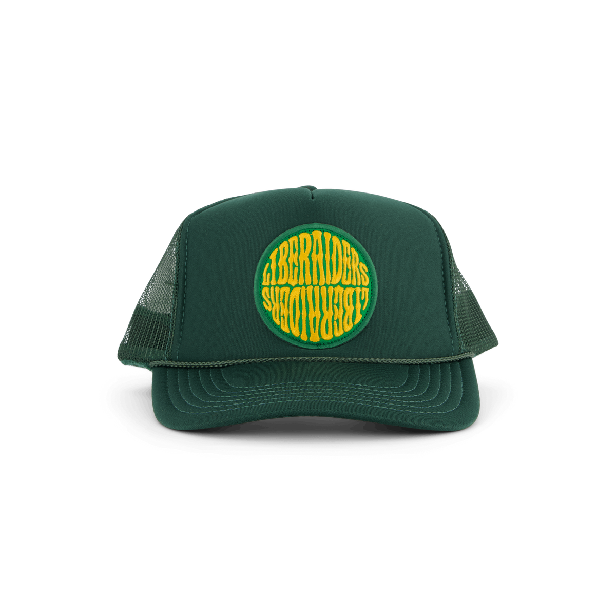 Circle Logo Trucker Cap Green