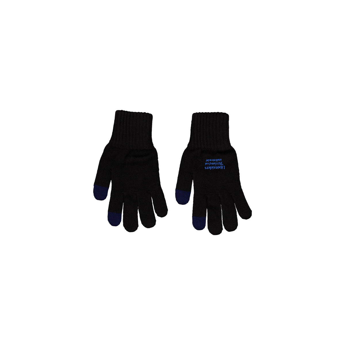 Lr E-touch Knitting Glove Black