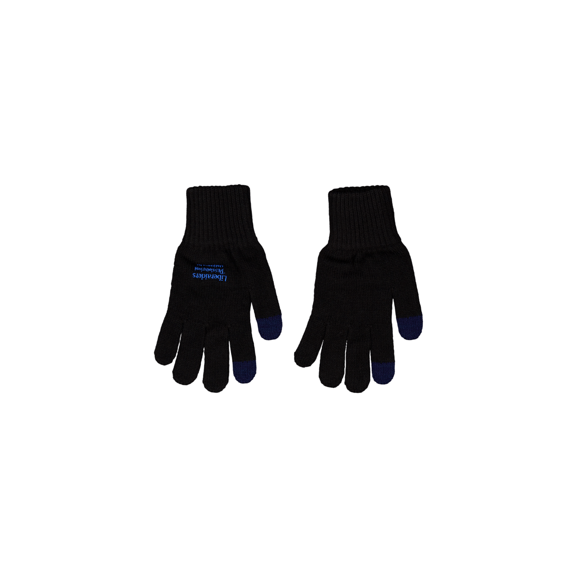 Lr E-touch Knitting Glove Black