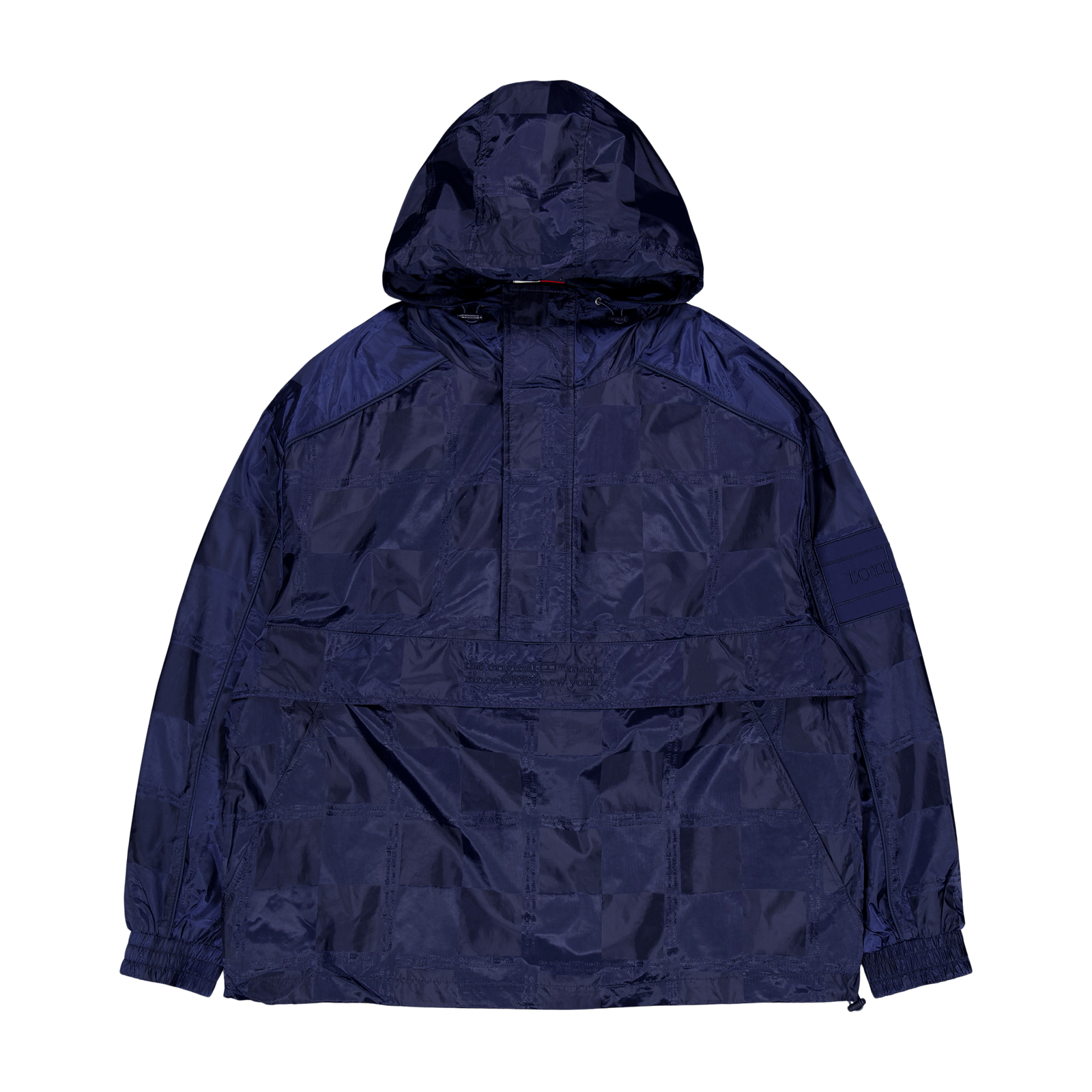 Tjcu Jaquard Chicago Popover Carbon Navy