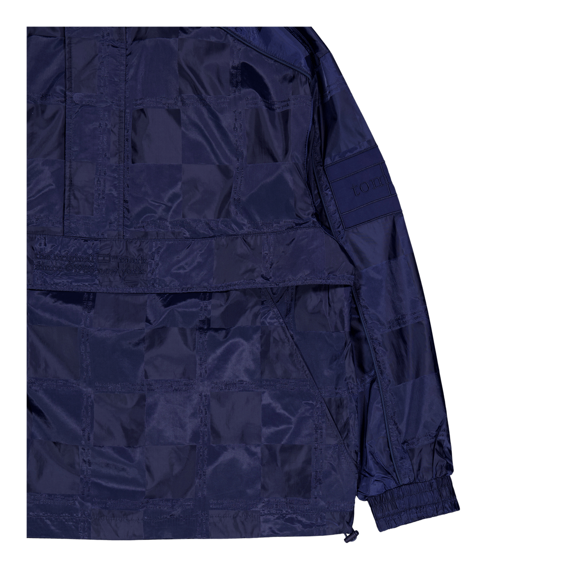 Tjcu Jaquard Chicago Popover Carbon Navy