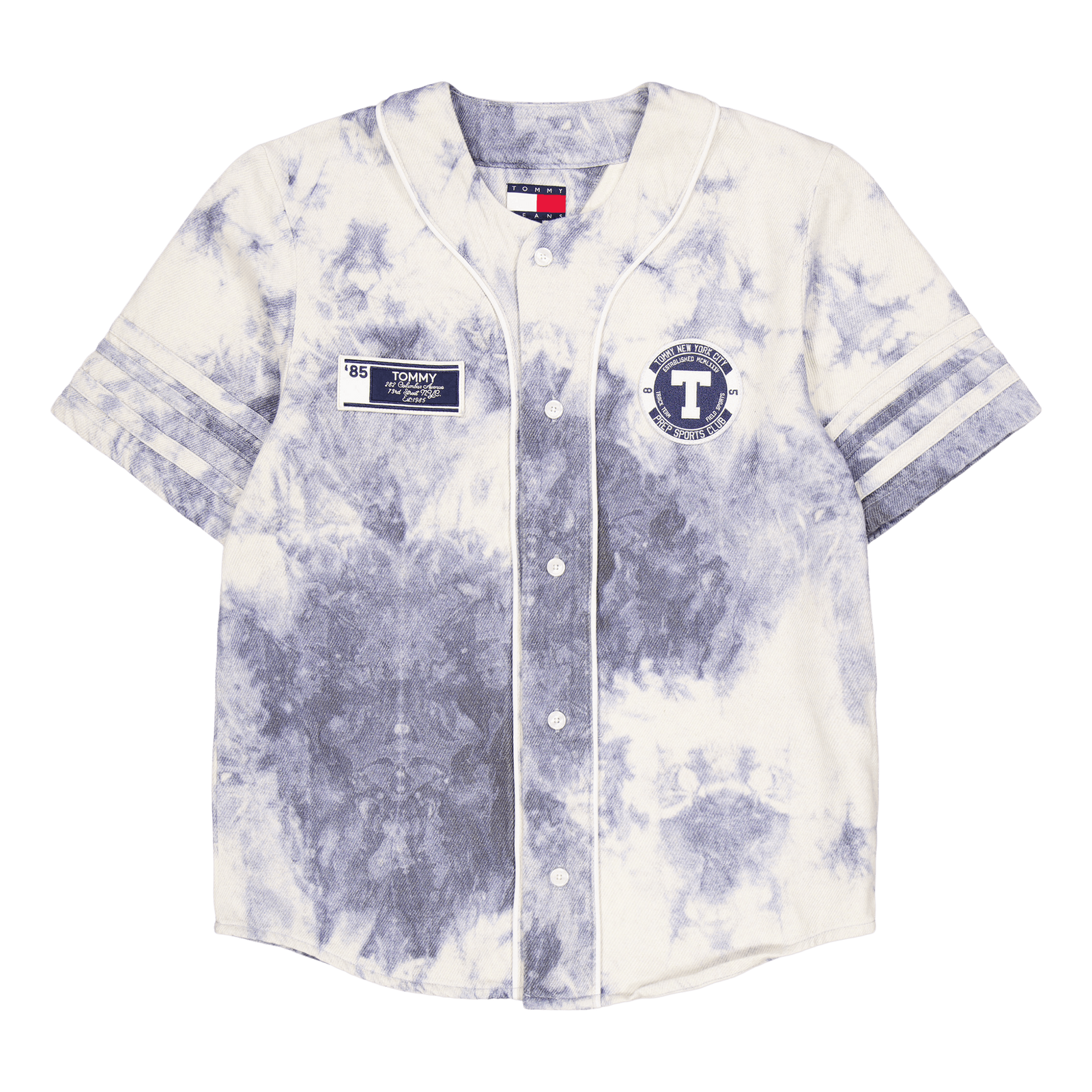 Tjcu Degrade Varsity Shirt Carbon Navy