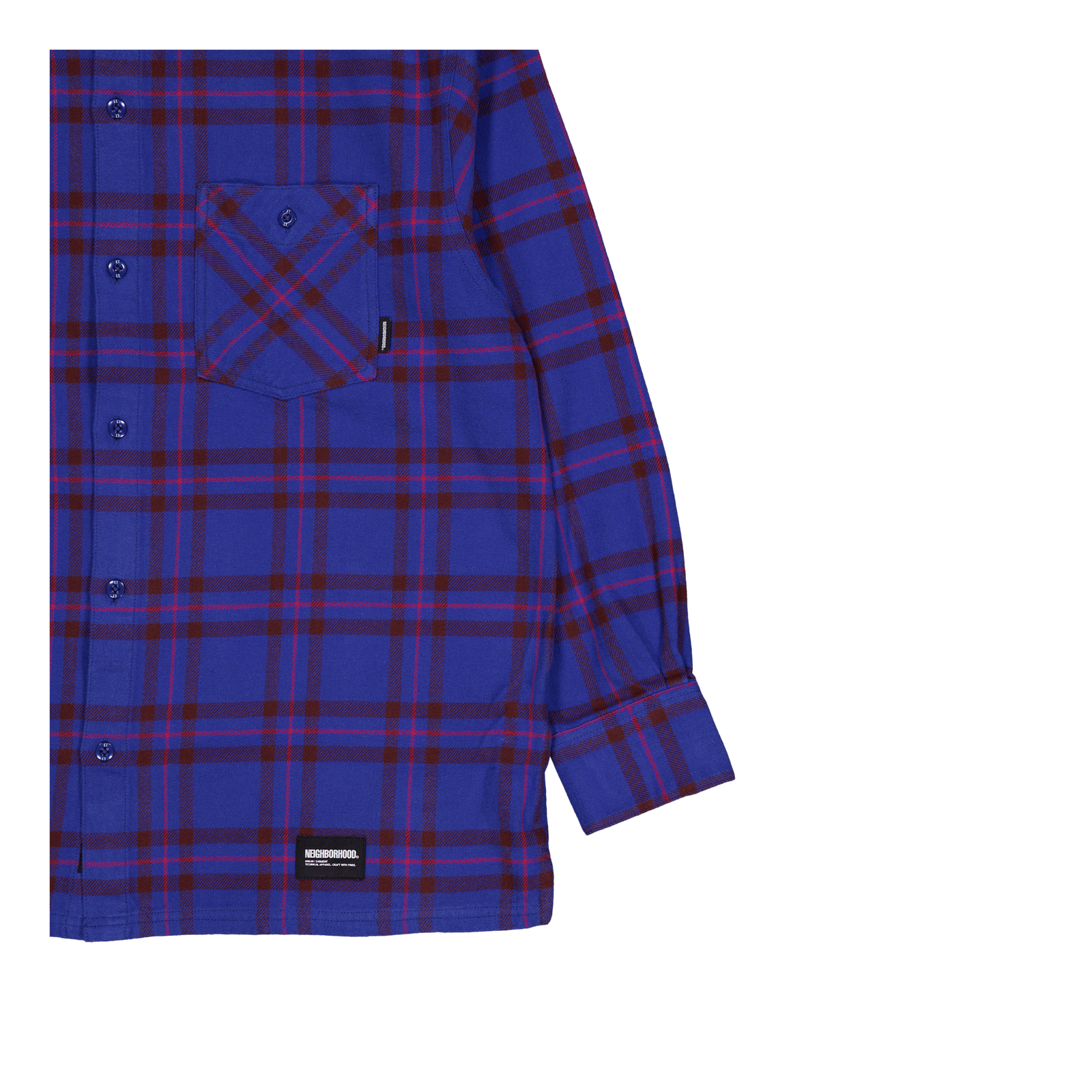 Tartan Check Shirt Ls Blue