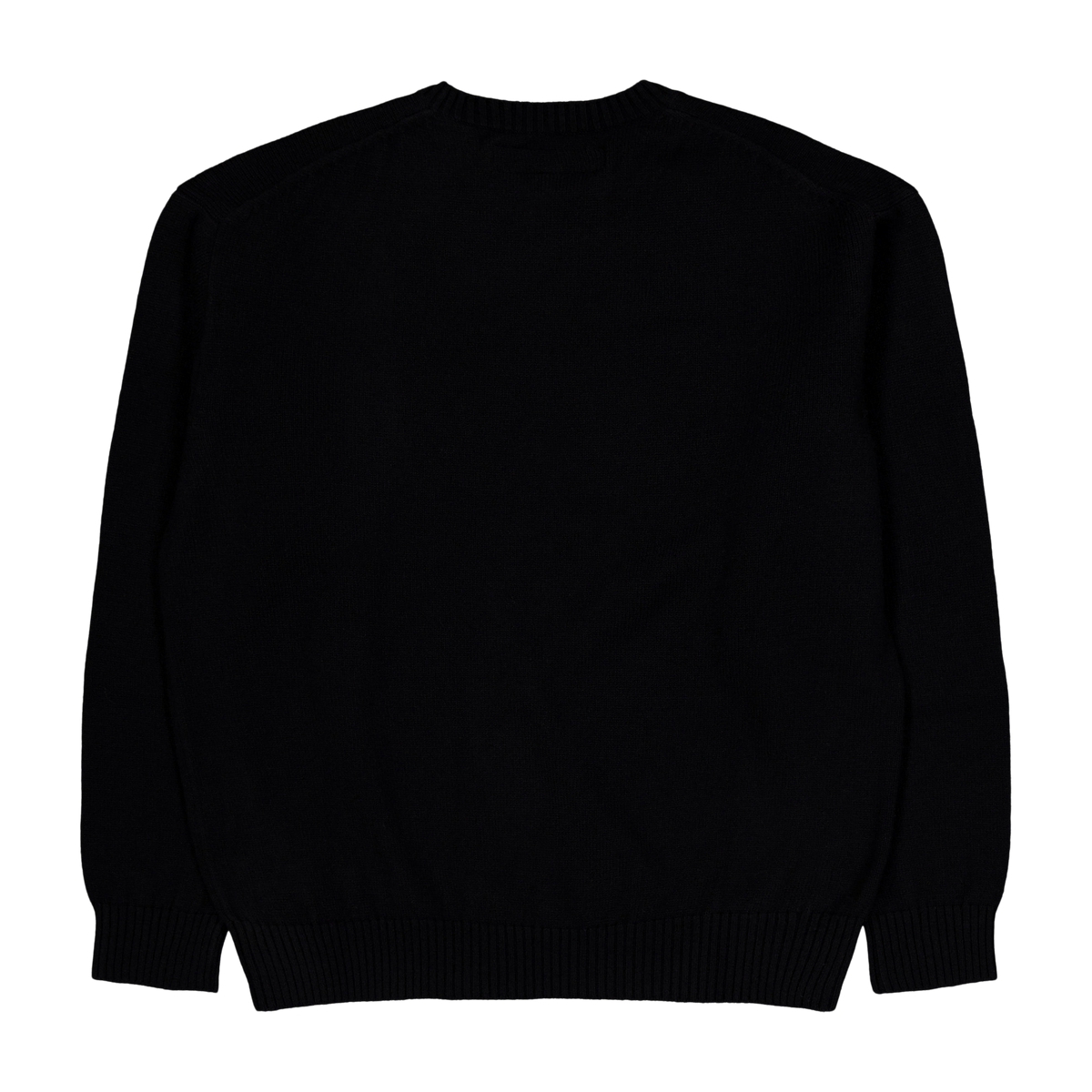 Intarsia Sweater Black