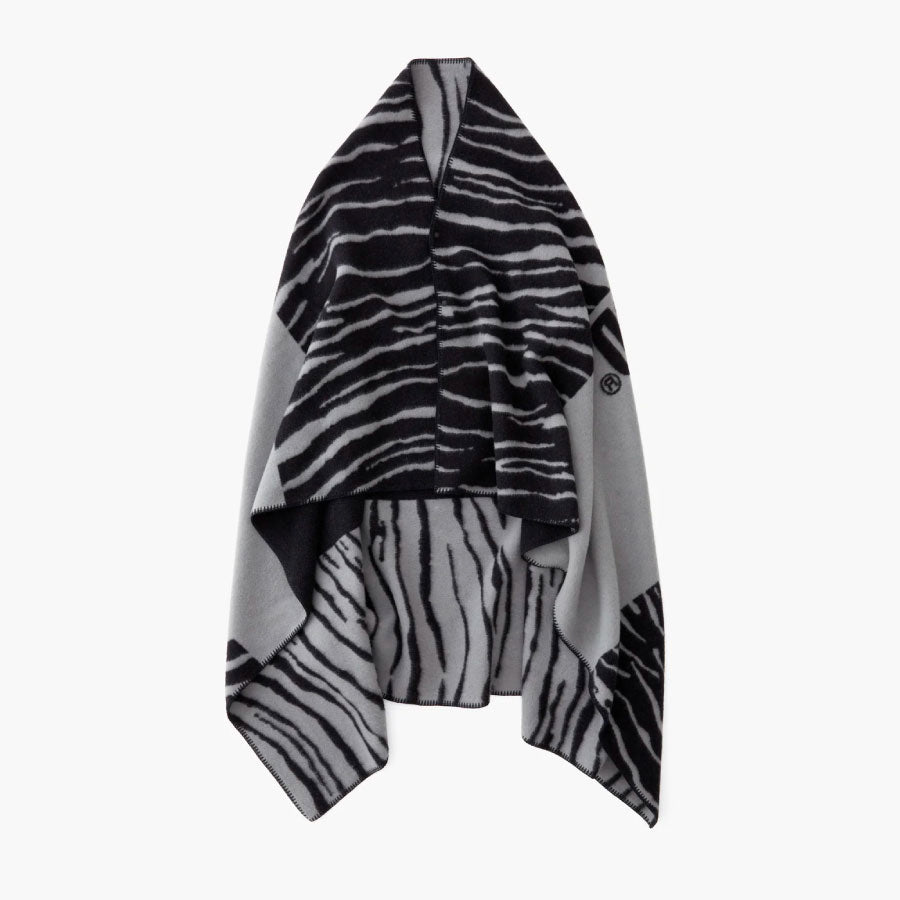 Nh X Nanga . Tiger Pattern Woo Gray