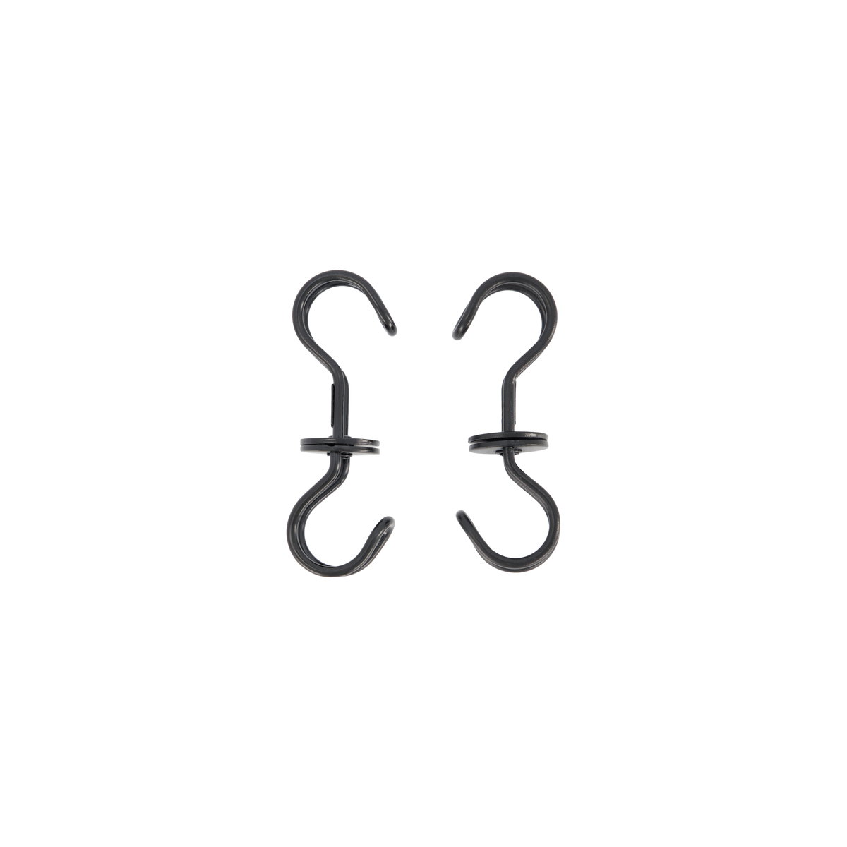 Rotary S-hooks Set Black
