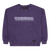 Pigment Dyed Sweatshirt Ls Purple