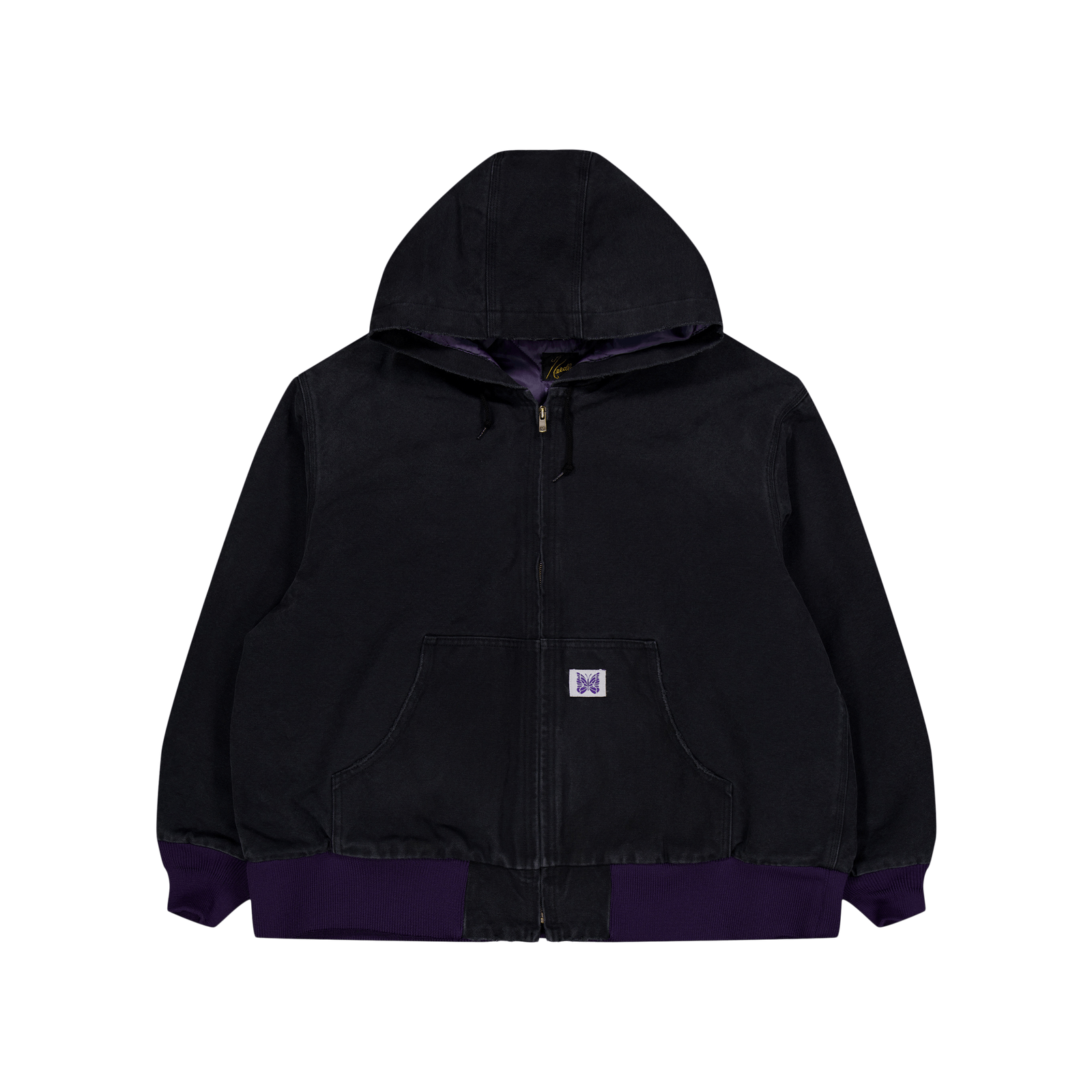 Needles Zipped Work Hoody - 16 Black