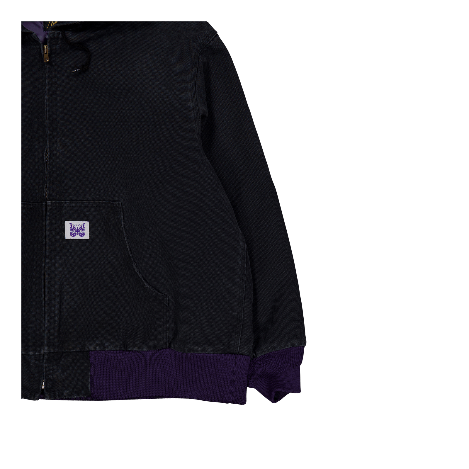 Needles Zipped Work Hoody - 16 Black