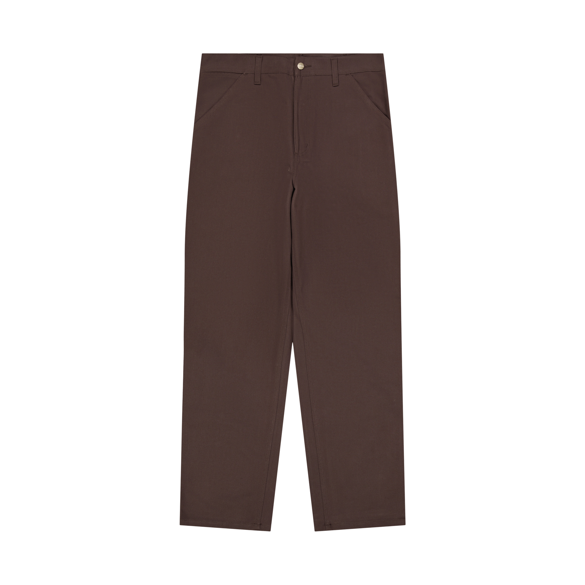 carhartt model single knee pant tobacco WIP Dearborn Canvas Rigid The Single Knee Pant draws inspiration from classic work pant silhouettes and is constructed in our robust 12oz Dearborn Canvas The Carhartt WIP OG Detroit