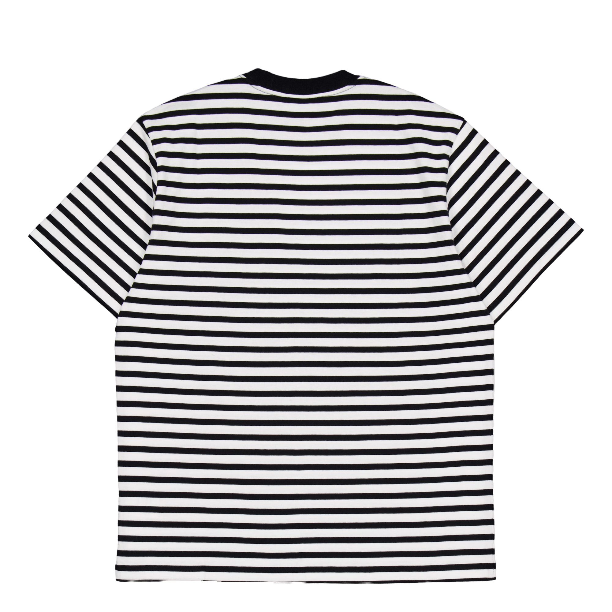 S/s Seidler Pocket T-shirt Seidler Stripe, Black / White