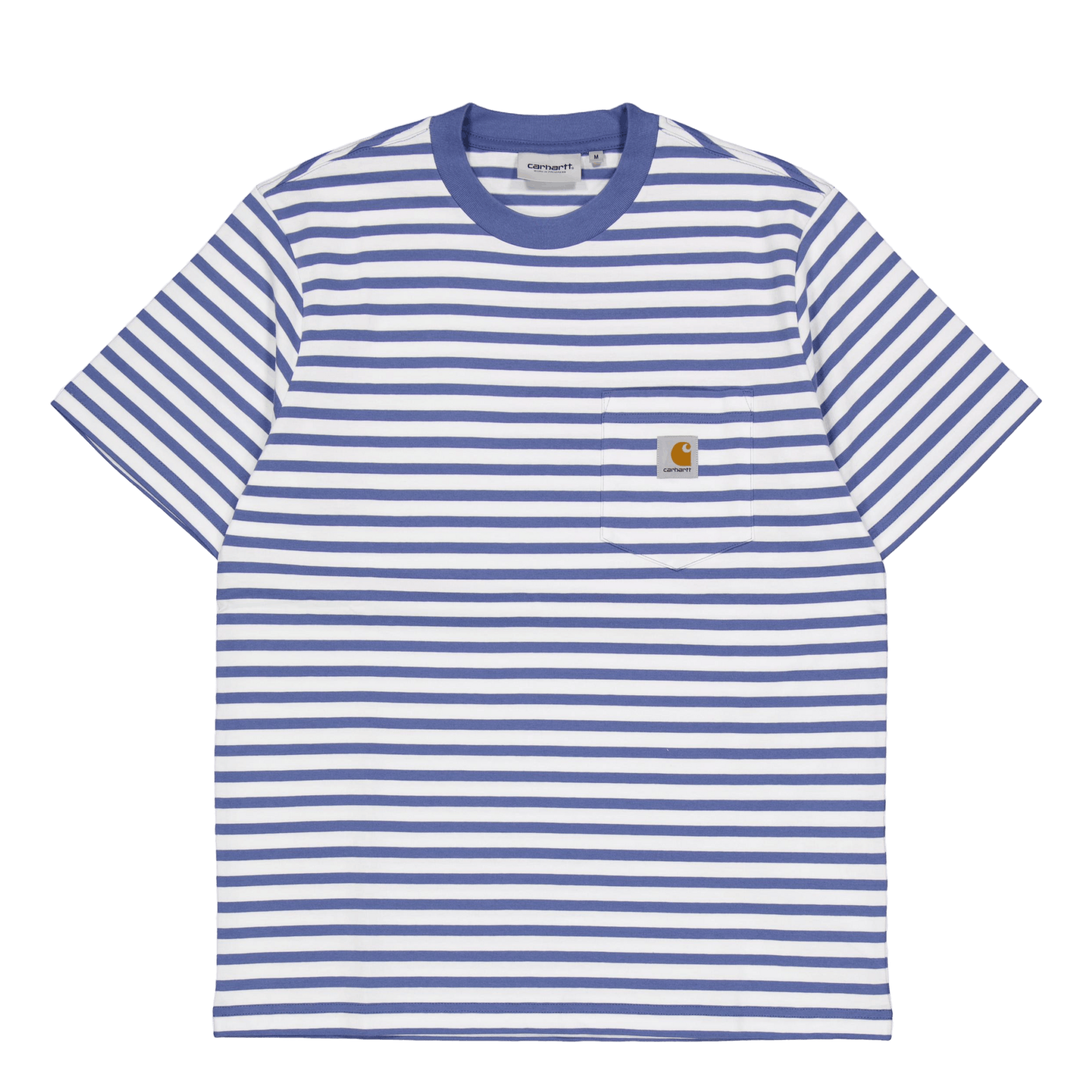 S/s Seidler Pocket T-shirt Seidler Stripe, Sorrent / Whit