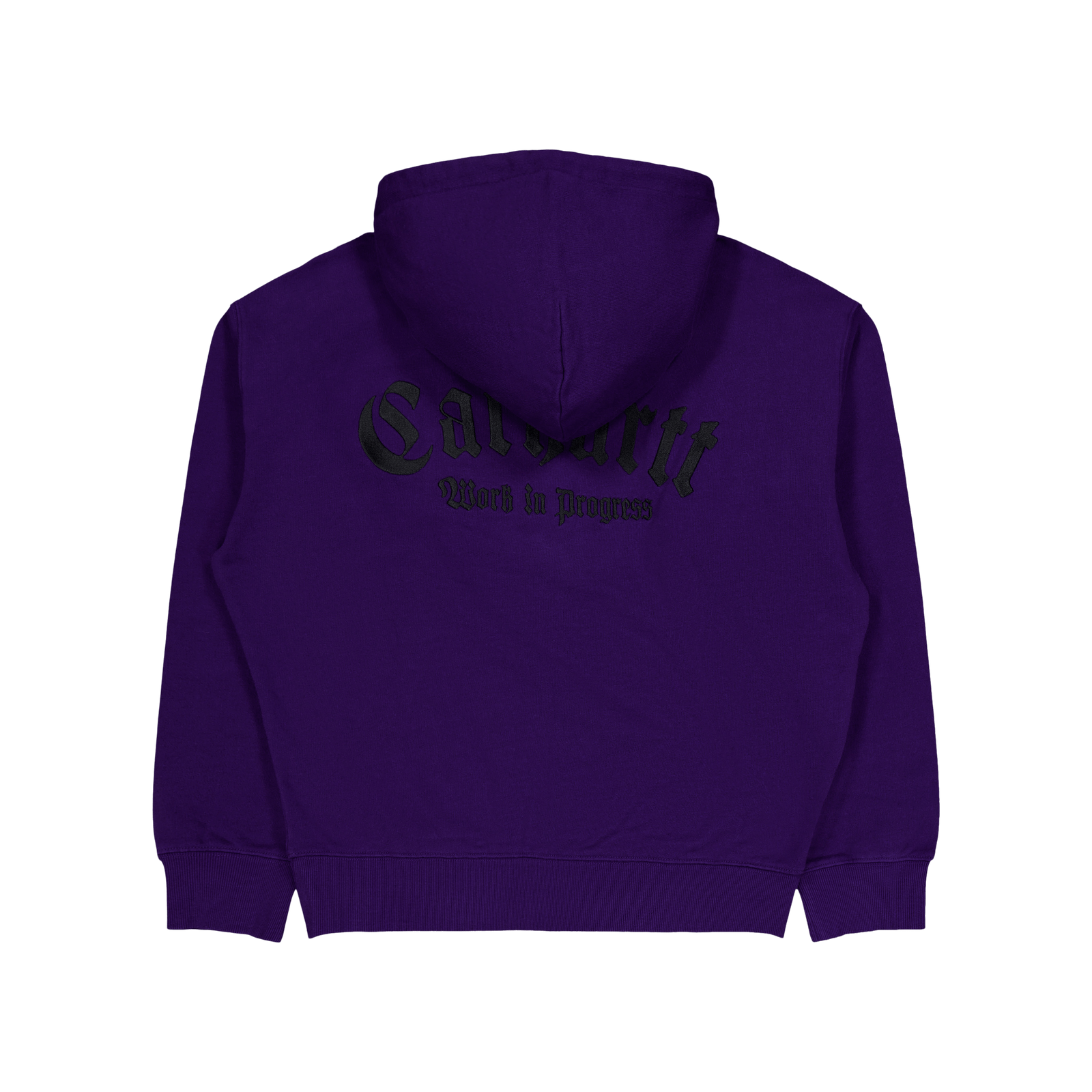 Hooded Onyx Script Sweat Tyrian / Black