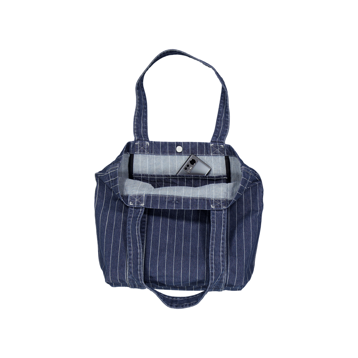 Orlean Tote Bag Orlean Stripe, Blue / White