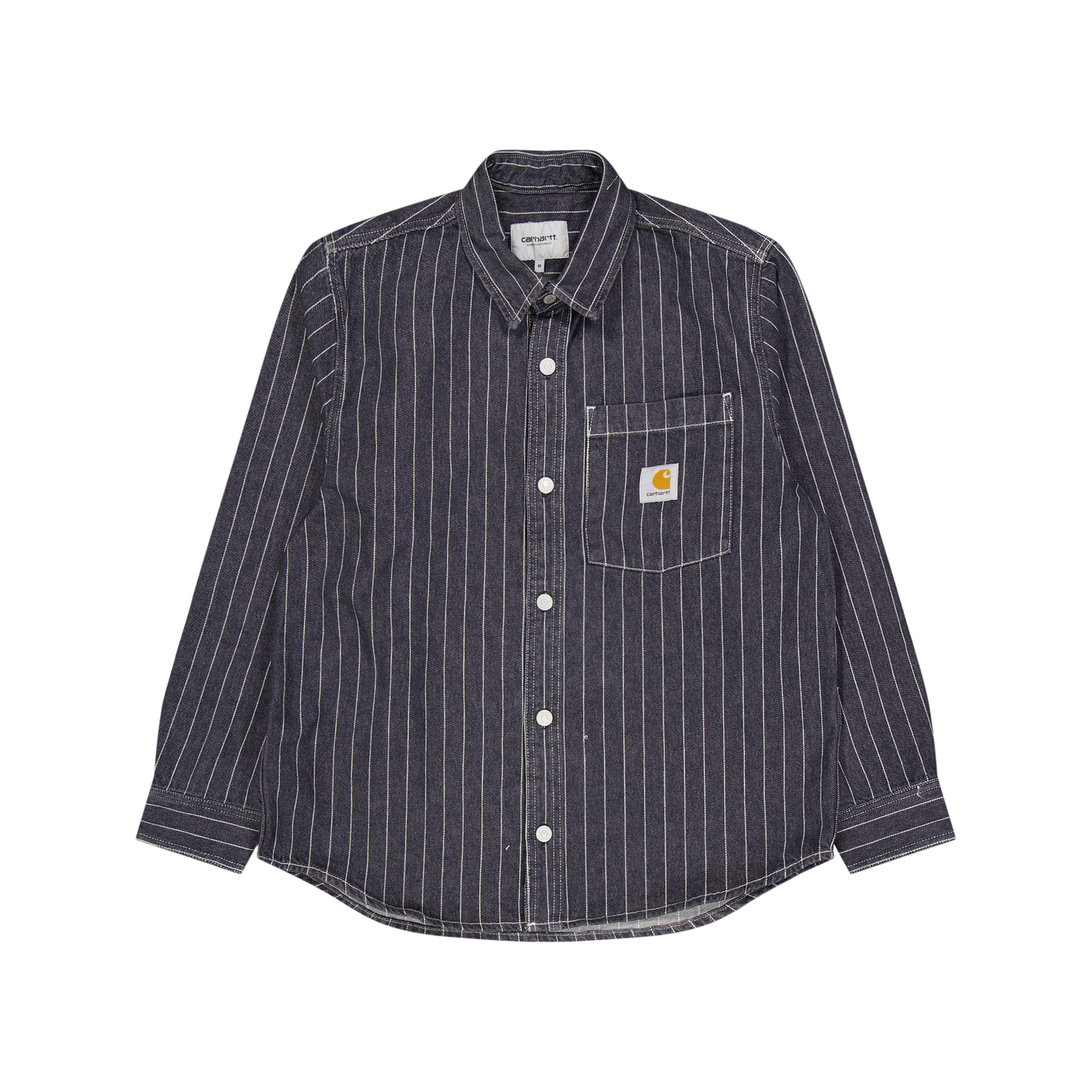 Orlean Shirt Jac Orlean Stripe, Black / White